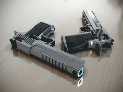 Desert Eagle 3D model get