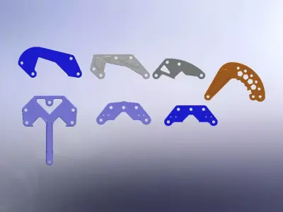 VEE YOKE PLATE Free 3D model