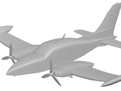 Aircraft 28 3D model