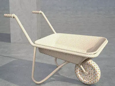 Wheelbarrow 3 3D model