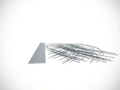 TMT Steel Bars Construction 3D model