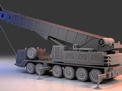 Crane 3D Model 3D model