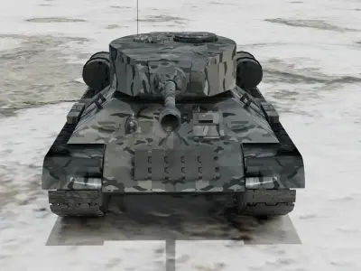 t34 3d model 3D model