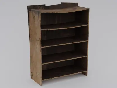 Storage racks Free low-poly 3D model