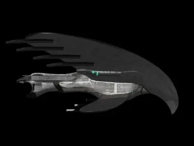 Star Trek Praetor Flagship Low-poly 3D model