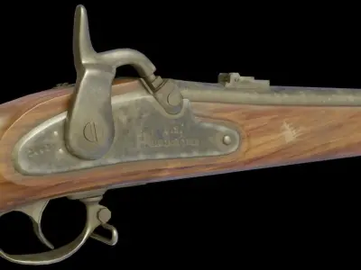 Springfield M1861 Low-poly 3D model