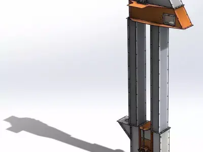 Bucket elevator 50t 3D model