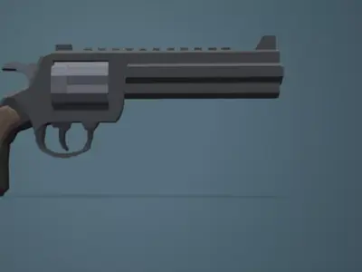 PACK LOW POLY GUNS 3D model
