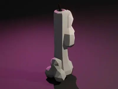 FREE Halloween minipack from the Necropoly universe Free low-poly 3D model