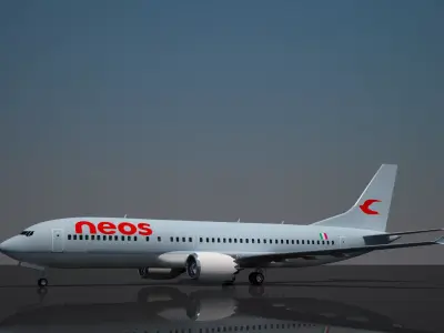 Neos Airlines 737 max 8 3D model