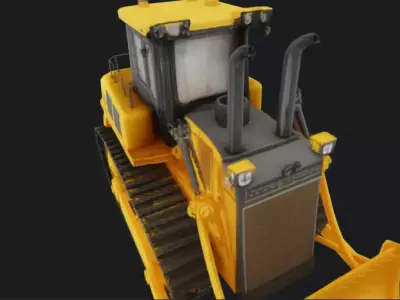 Bulldozer 3D Model 3D model