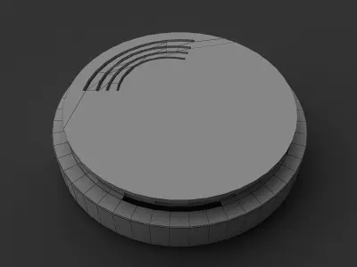 Smoke Detector 3D model purchase