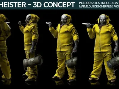 Bio Heister 3D Concept 3D model