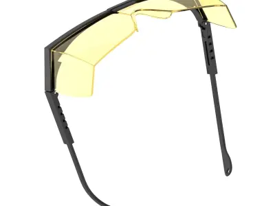 Safety Glasses 3D model buy