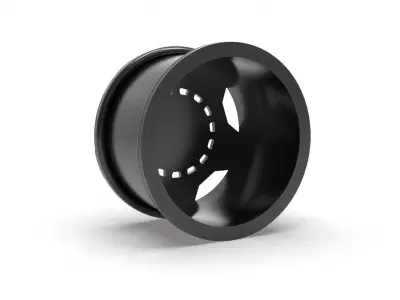 black rhino rim design Free 3D print model