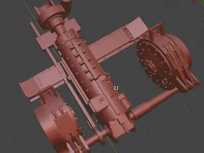 Transmission   Brakes panzer IV  3D print model