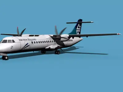 ATR  ATR-72-600 Air New Zealand 3D model