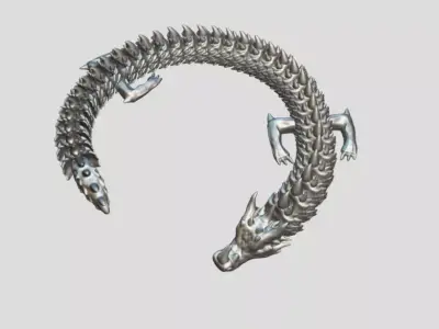 Articulated Dragon 3D print model