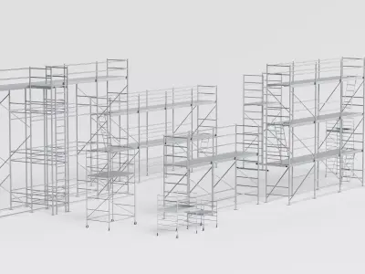 -Scaffoldings Set- 3D model