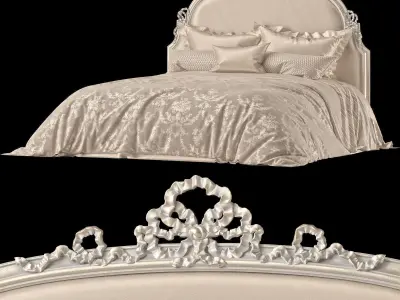 roberto giovannini bed art 442 3D model