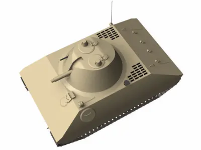 Porsche Typ 245-010 Leichter 3D model