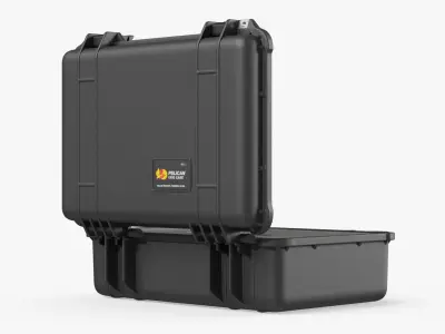 Pelican Firearm Storage Box with Lock 3D model