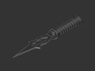 Knife toy 3D print model