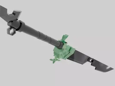 SWORD MODEL GAME READY ASSET Low-poly 3D model purchase
