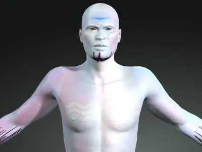 37-B  4K Animasyon For game Low-poly 3D model