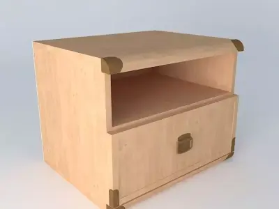 Indiana red pine dresser 3D model