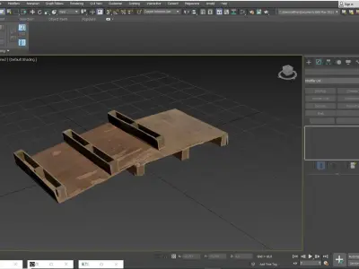 Wooden Pallet 2 Low-poly 3D model purchase