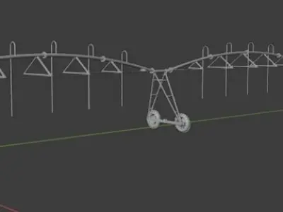 Pivot Irrigation 3D model