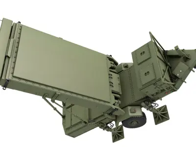 AN TPS-80 Ground Air Task Oriented Radar  3D model