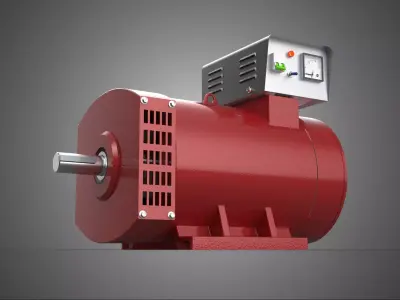 STANDARD ELECTRIC MOTOR GENERATOR ALTERNATOR DYNAMO GENERATION 3D model