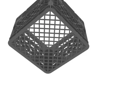 Plastic Crate 3D model