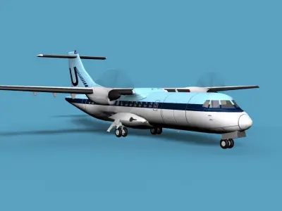 ATR  ATR-42-500 Universal Charter 3D model