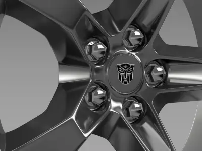 Chevrolet Camaro 2010 transformer rim 3D model