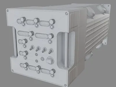 The Device box Free low-poly 3D model