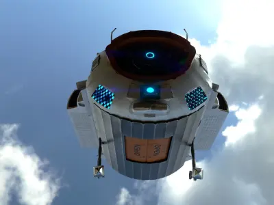 Spy and Transport Drone Low-poly 3D model