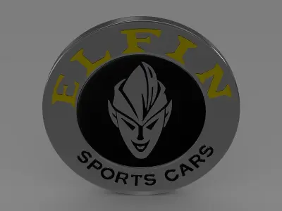 elfin logo 3D model by Sergey