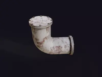 Modular Pipes Low-poly 3D model from CGTrader - Low-poly