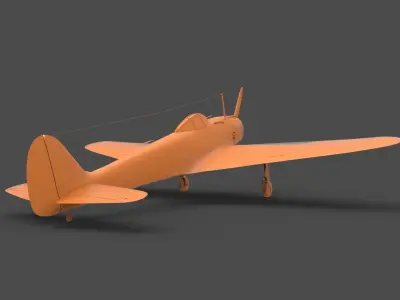 Nakajima Ki-43 3D print model