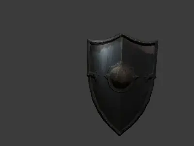 Shield 3D model 4