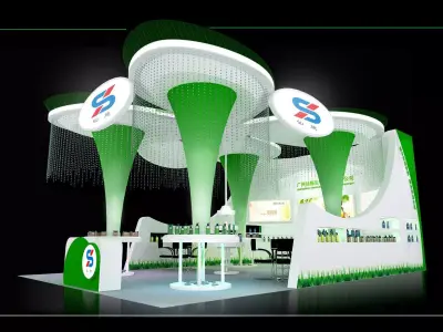 Exhibition - Area -6X9-3DMAX2010-01 3D model