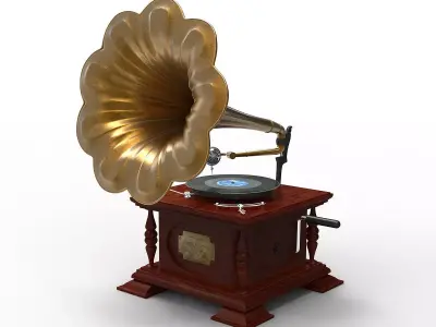 Gramophone 3D model