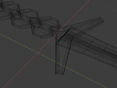 Long handle sword Free low-poly 3D model