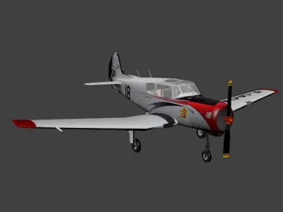 Yakovlev Yak 18T Free low-poly 3D model