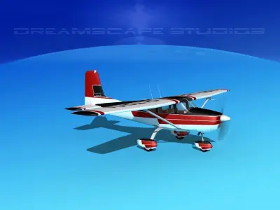 Cessna 172 Skyhawk 1958 V03 3D model