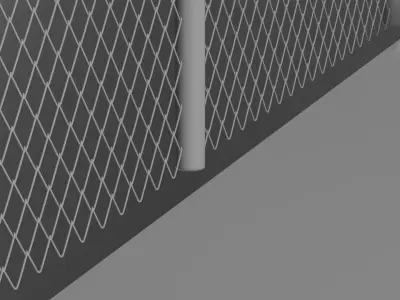 Simple Fence     FREE Free 3D model
