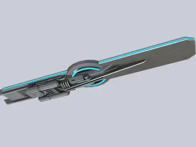 Hoverboard Low-poly 3D model